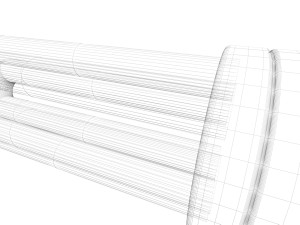 Fluorescent Lamp 3D Модель