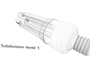 Fluorescent Lamp 3D Модель