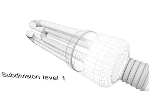 Fluorescent Lamp 3D Model