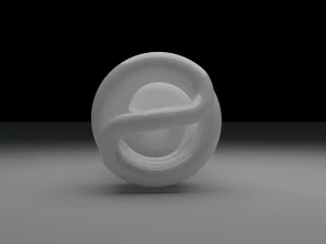 CFL Light Bulb 3D Model