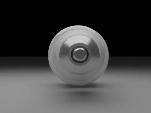 CFL Light Bulb 3D Model
