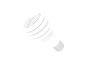 CFL Light Bulb 3D Model