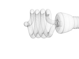 CFL Light Bulb 3D Model