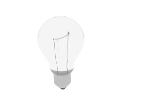 Light Bulb Model 3D