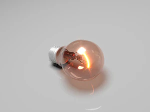 電球 3Dモデル