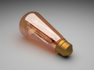 Edison Light Bulb E26 3D मॉडल
