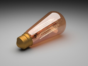 Edison Light Bulb E26 3D 模型
