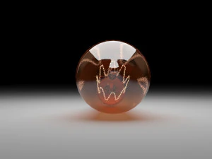 Edison Light Bulb E26 3D Model