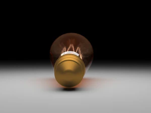 Edison Light Bulb E26 3D Model