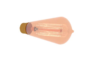 Edison Light Bulb E26 3D Model