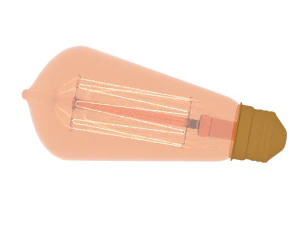 Edison Light Bulb E26 3D Model
