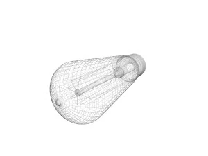 Edison Light Bulb E26 3D Model