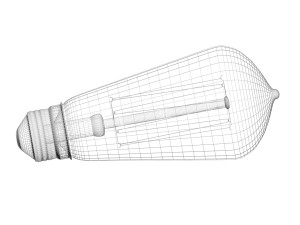Edison Light Bulb E26 3D 模型