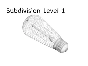 Edison Light Bulb E26 3D Model