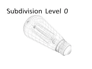 Edison Light Bulb E26 3D Model