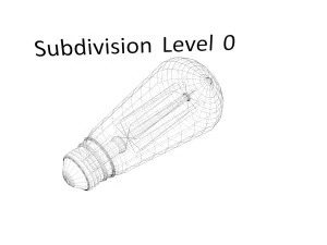 Edison Light Bulb E26 3D Model