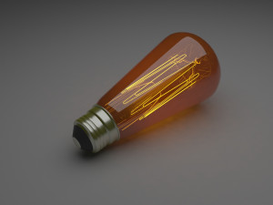 Edison Light Bulb 3D Модель