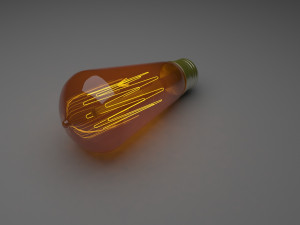 Edison Light Bulb 3D Модель