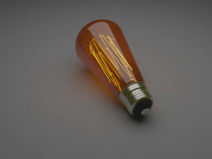 Edison Light Bulb 3D Model