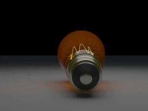 Edison Light Bulb 3D Model