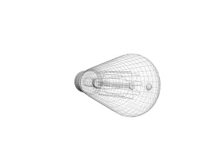 Edison Light Bulb 3D Model