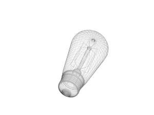 Edison Light Bulb 3D Model