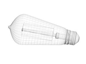 Edison Light Bulb 3D Model