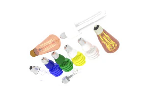 Light Bulbs Collection 3D Model