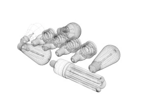 Light Bulbs Collection 3D Model