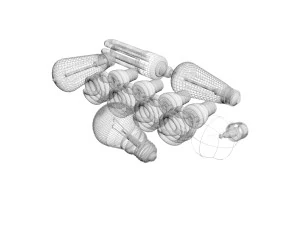 Light Bulbs Collection 3D Model