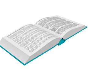 Book Flipping Animation 3D Model