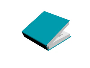 Book Flipping Animation 3D Model