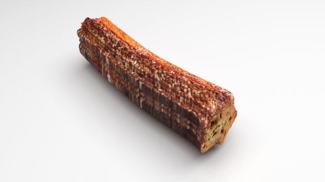 Churros 3D Модель .c4d .max .obj .3ds .fbx .stl .blend 
