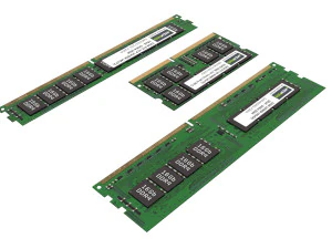 3 Piece Memory Modules Set 3D Model