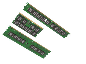 3 Piece Memory Modules Set 3D 모델
