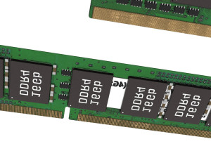 3 Piece Memory Modules Set 3D 모델