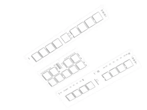 3 Piece Memory Modules Set 3D Model