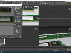 3 Piece Memory Modules Set 3D Model