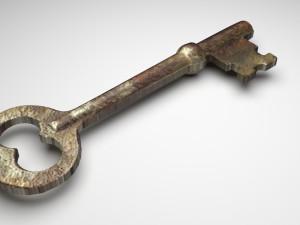 Vintage Key Modelo 3D