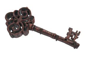 Bronze Vintage Key 3D Model