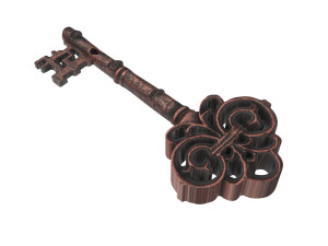 Bronze Vintage Key Modelo 3D