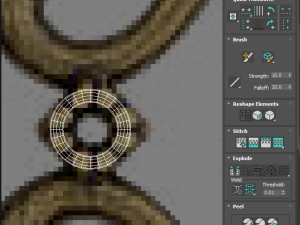 Gold Vintage Key 3D Model