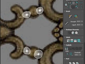 Gold Vintage Key 3D Model