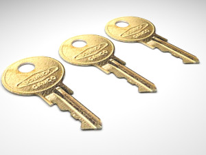 Home Keys 3D Model