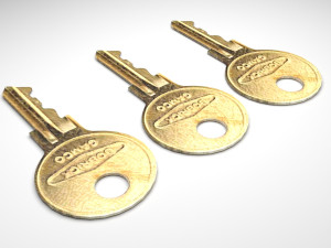 Home Keys 3D Model