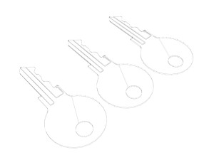 Home Keys 3D Model
