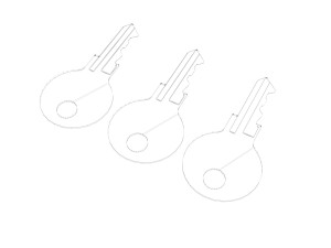 Home Keys 3D Model