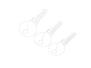 Home Keys 3D Model