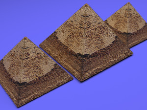 Giza Pyramids 3D Model