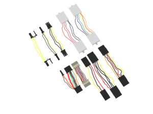 Cables For Computer Parts 3D 模型